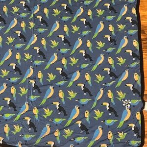 KicKee Pants Twilight Tropical Birds Toddler Blanket
